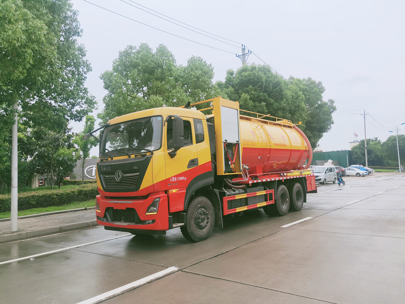 東風(fēng)天龍21方清洗吸污車(chē)350馬力